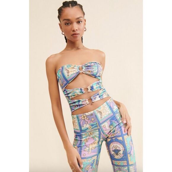 Oceanus Eden Cutout Jumpsuit - Size L - NWT - Picture 4 of 8